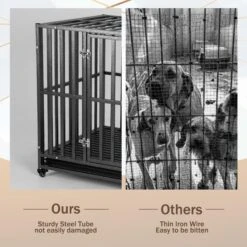 SMONTER Two Doors Heavy Duty Dog Crate 12 SMONTER Two Doors Heavy Duty Dog Crate -Pet Dog Supply Store 904190 PT2. AC SS1800 V1688398418