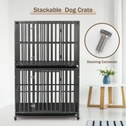 SMONTER Two Doors Heavy Duty Dog Crate 16 SMONTER Two Doors Heavy Duty Dog Crate -Pet Dog Supply Store 904190 PT6. AC SS1800 V1688398365