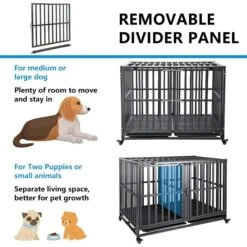 SMONTER Stackable Heavy Duty Dog Crate -Pet Dog Supply Store 904270 PT2. AC SS1800 V1688398362