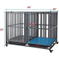 SMONTER Stackable Heavy Duty Dog Crate -Pet Dog Supply Store 904270 PT4. AC SS1800 V1688398361