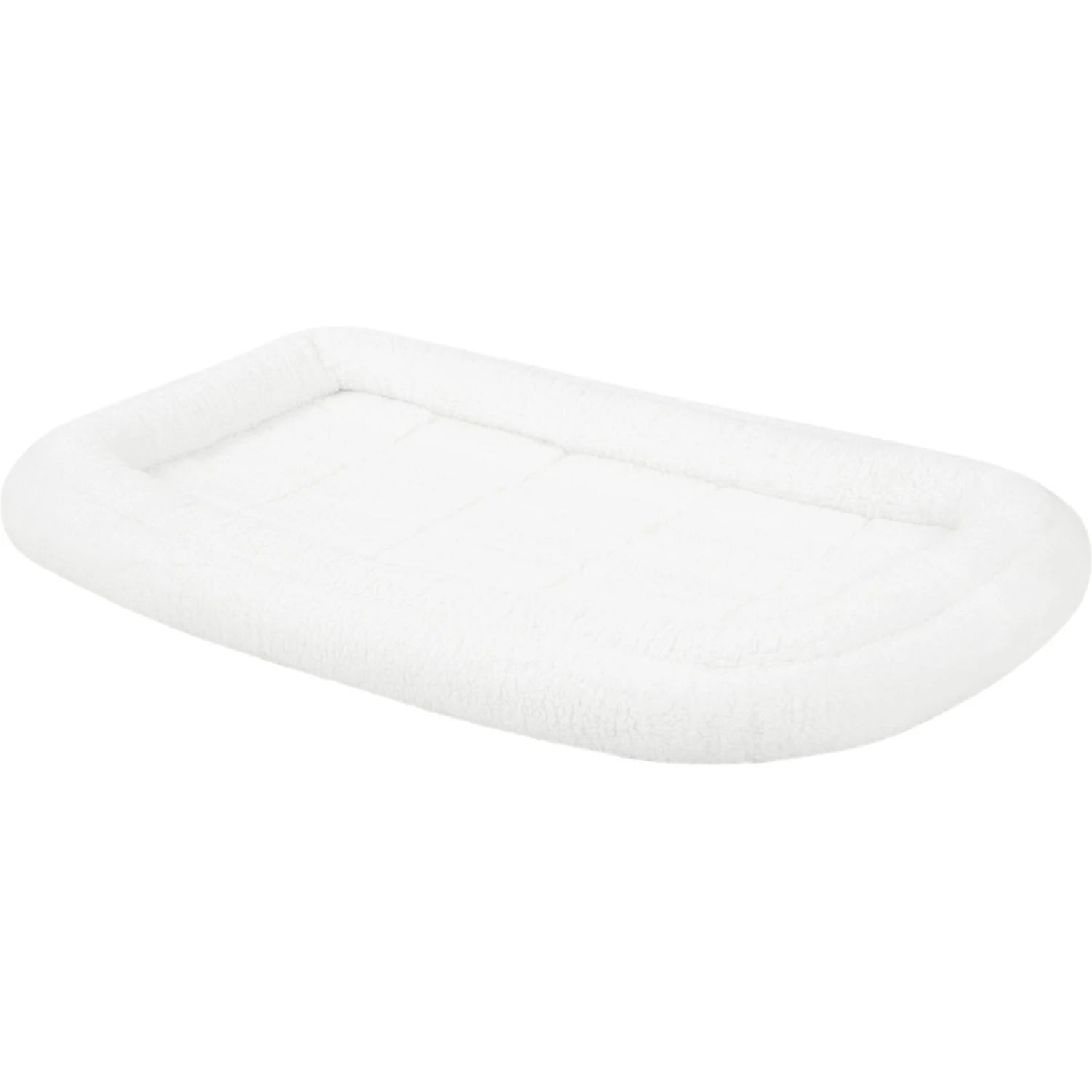 MidWest Quiet Time Deluxe Fleece Double Bolster Dog Crate Mat 5 MidWest Quiet Time Deluxe Fleece Double Bolster Dog Crate Mat - Image 3