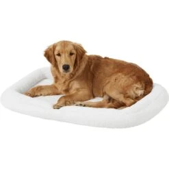 MidWest Quiet Time Deluxe Fleece Double Bolster Dog Crate Mat 12 MidWest Quiet Time Deluxe Fleece Double Bolster Dog Crate Mat -Pet Dog Supply Store 90431 PT3. AC SS1800 V1578083705