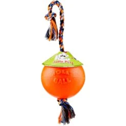 Jolly Pets Romp-n-Roll Dog Toy, Orange -Pet Dog Supply Store 91091 PT8. AC SS1800 V1545176727