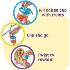 Brightkins Let's Go Treat Holder Coffee Cup Dog Toy 10 Brightkins Let's Go Treat Holder Coffee Cup Dog Toy -Pet Dog Supply Store 930166 PT2. AC SS1800 V1698766751