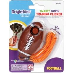 Brightkins Smarty Pooch! Training Clicker Football Dog Toy -Pet Dog Supply Store 930198 PT4. AC SS1800 V1698765988
