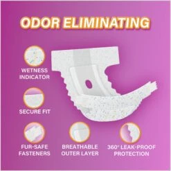 Honey Care All-Absorb Super Absorbent Disposable Female Dog Diapers -Pet Dog Supply Store 939646 PT2. AC SS1800 V1694726343