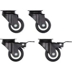 MidWest Sub-Pack Skudo Travel Dog & Cat Carrier Caster Wheel, 4 Count