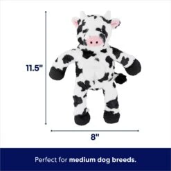 Frisco Monkey Plush With Rope Squeaky Dog Toy & Frisco Cow Plush With Inside Rope Squeaky Dog Toy -Pet Dog Supply Store 961998 PT6. AC SS1800 V1694784008