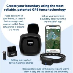 PetSafe Guardian GPS Connected Customizable Dog Fence System, Black -Pet Dog Supply Store 970414 PT4. AC SS1800 V1701882626