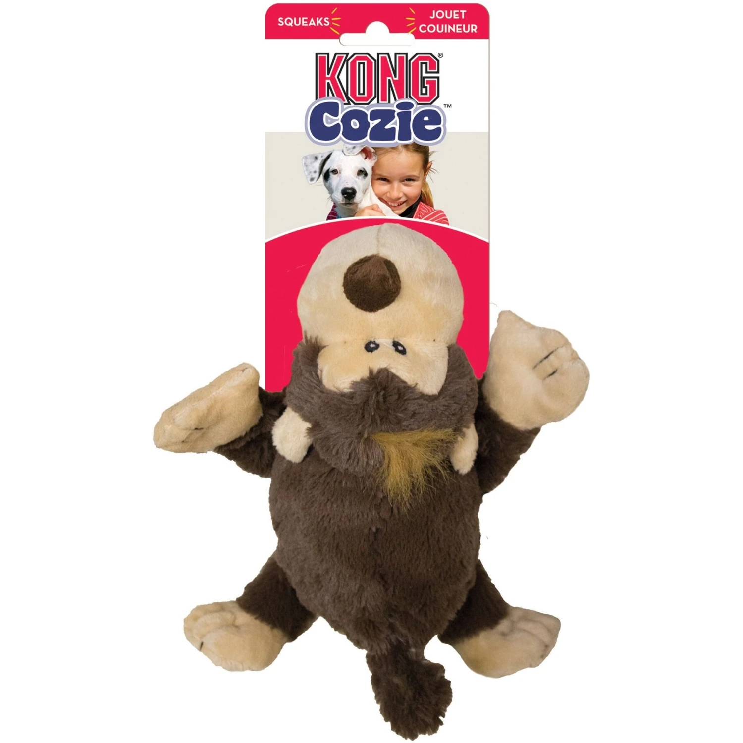 KONG Cozie Spunky The Monkey Dog Toy + 2 Items 7 KONG Cozie Spunky The Monkey Dog Toy + 2 Items - Image 5