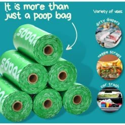 The Original Poop Bags Peanut Unscented Dog Waste Bags, 120 Count -Pet Dog Supply Store 989134 PT2. AC SS1800 V1703016558